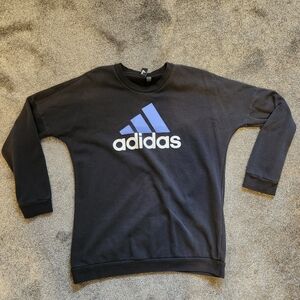 Adidas Black Crewneck Sweater